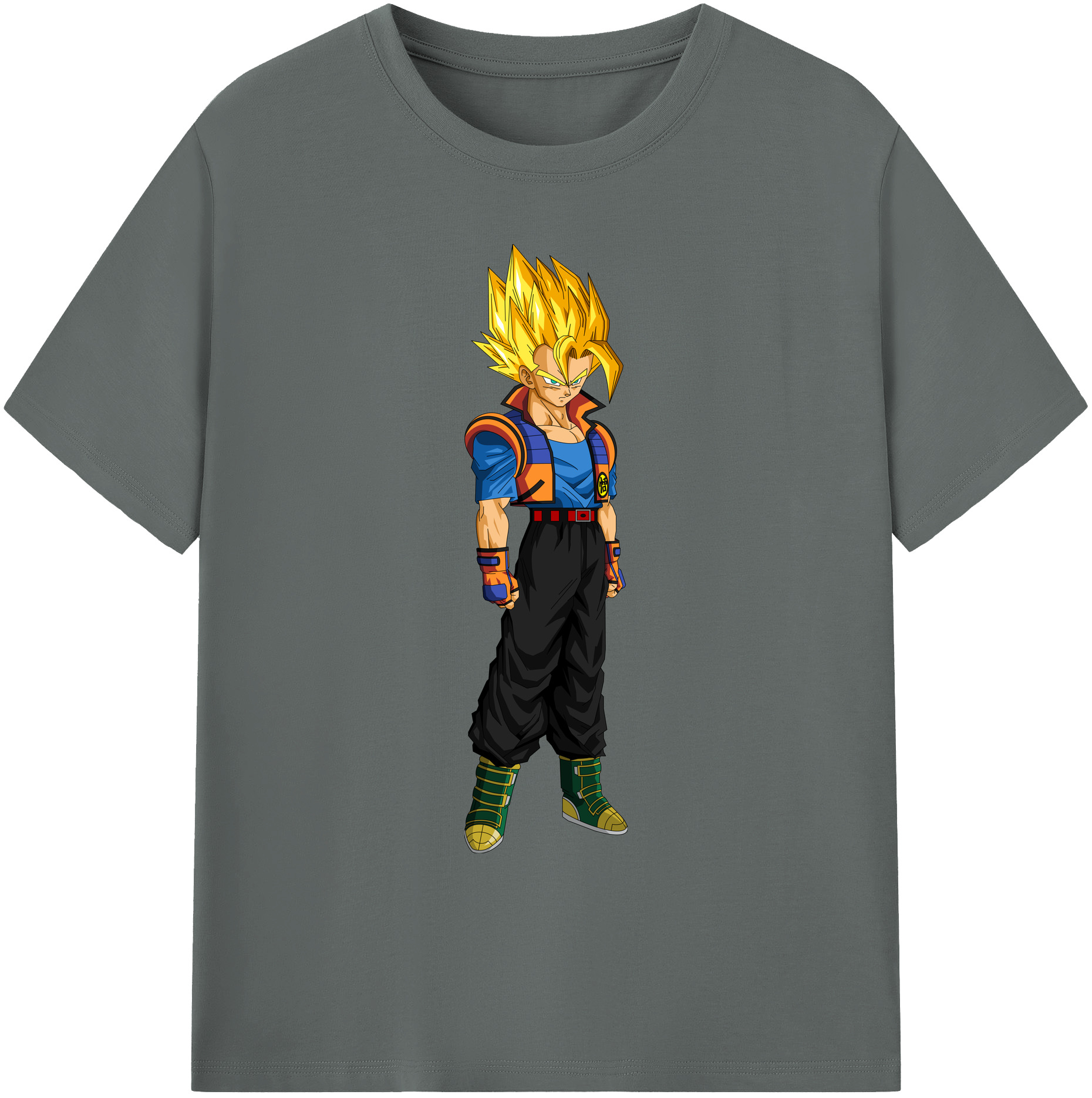 （画像用） ドラゴンボール ベジータ四世（Bejīta Yonsei）DRAGON BALL Vegeta IV 綿100％ メンズ半袖Tシャツ｜肌触りやわらか＆通気性